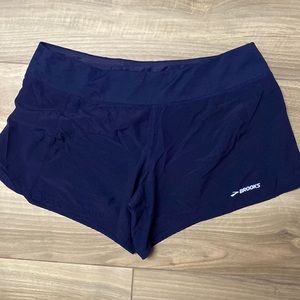 Brooks running shorts with mesh lining